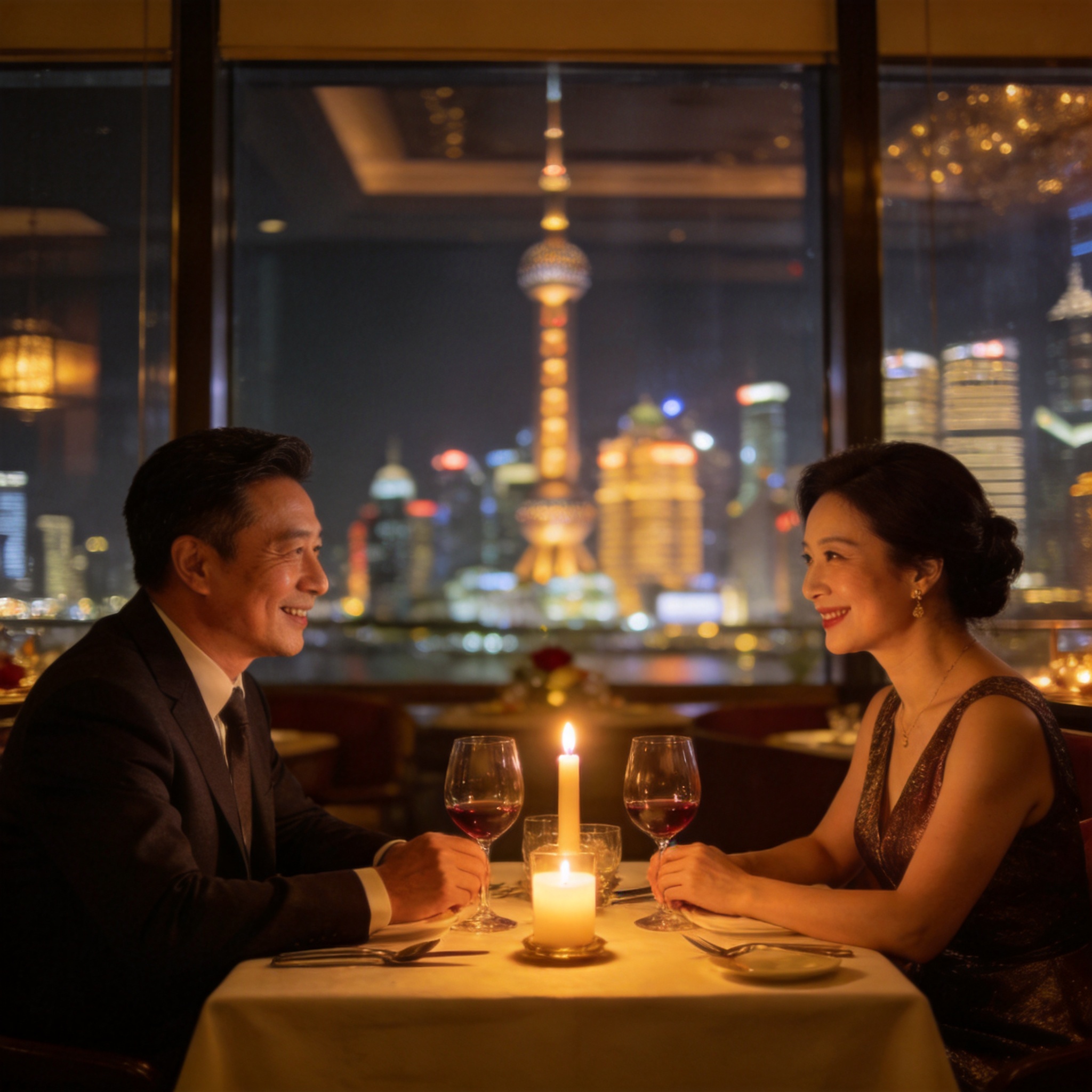 珠江夜游的浪漫告白